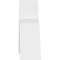 Ekena Millwork Archdale Architectural Grade PVC Gable Bracket, 48"W x 18"H x 6"D x 6"F, 9/12 Pitch GBP048X18X0606ARC00 - alternate 5